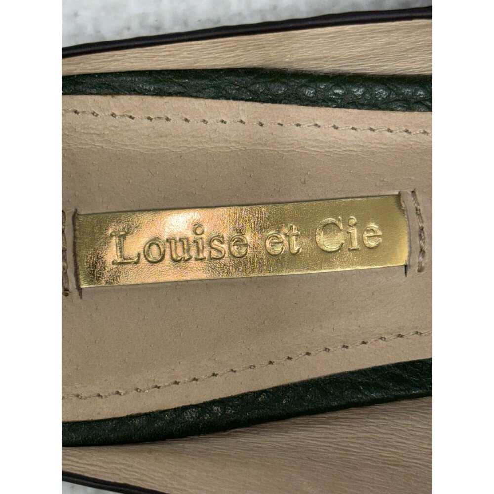 Louise et Cie Green Pebbled Leather Mule Slide Size 6.5 M #39432 - Picture 7 of 9